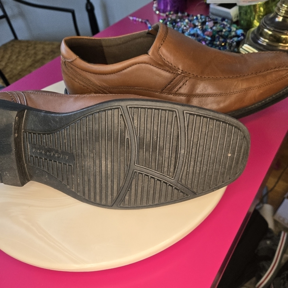 Men's Brown Leather Loafers - Picture 10 of 12